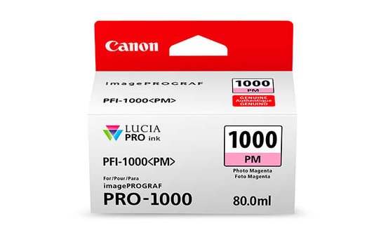 Canon 80ml PFI-1000 LUCIA PRO Ink - Photo Magenta (0551C002)