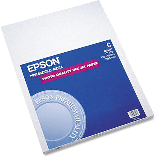 Epson Photo Quality Paper - 17" x 22" 100 Sheets (S041171)
