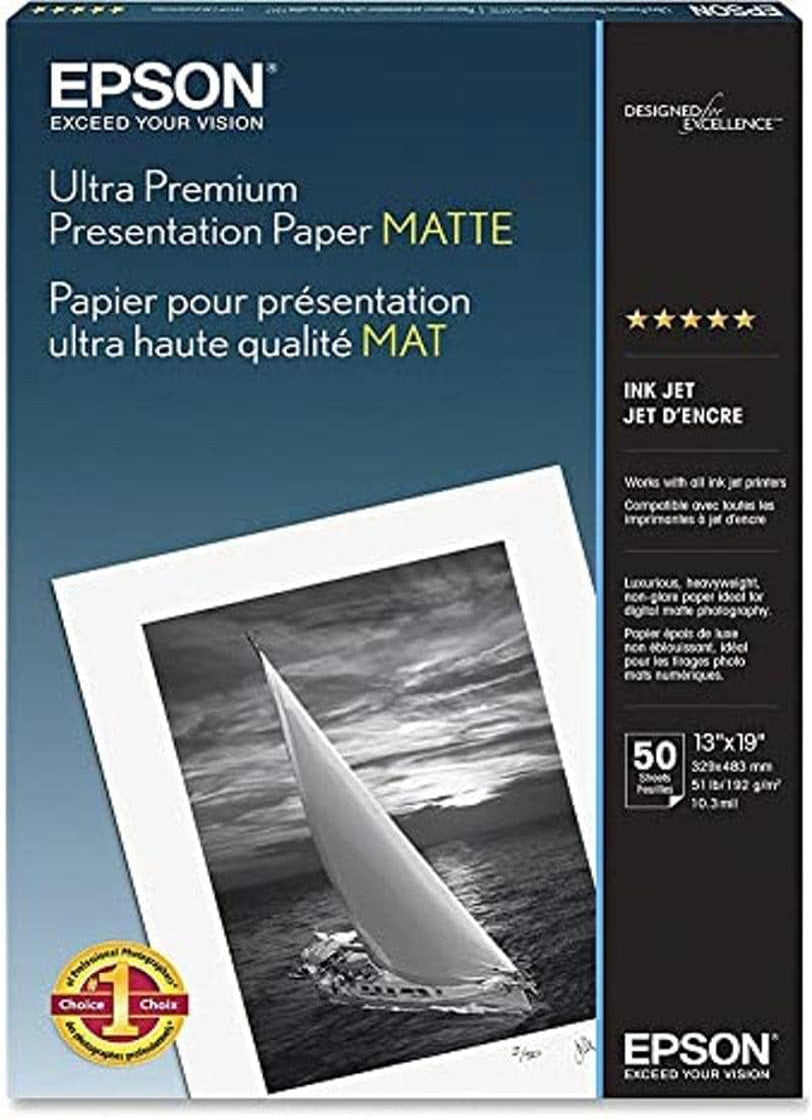 Epson Enhanced Matte - 13" x 19" 50 Sheets (S041339)