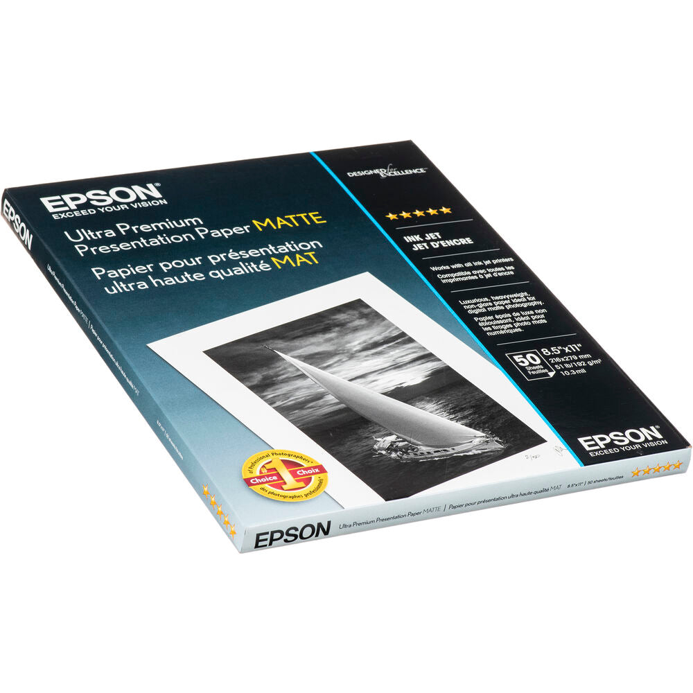 Epson Enhanced Matte - 8.5" x 11" 250 Sheets (S041914)