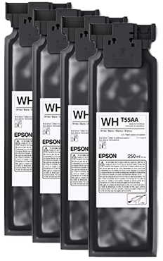Epson UltraChrome DG2 250ml Ink 4 Pack - White