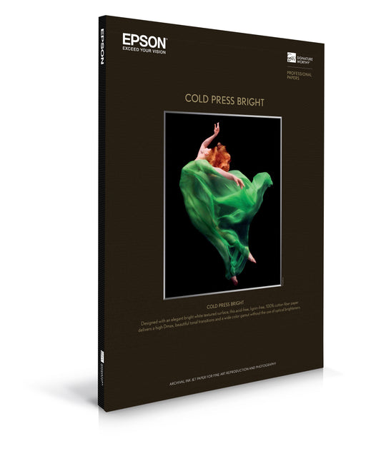 Epson Cold Press Bright - 13" x 19" 25 Sheets (S042310)