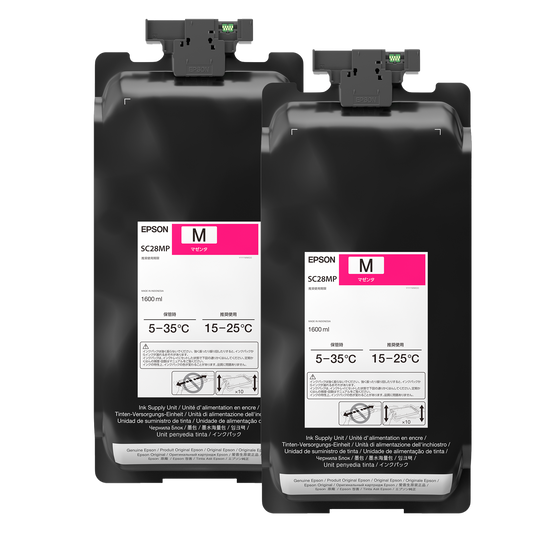 Epson 2-Pack of 1.6L T53K UltraChrome Dye Sub Ink - Magenta