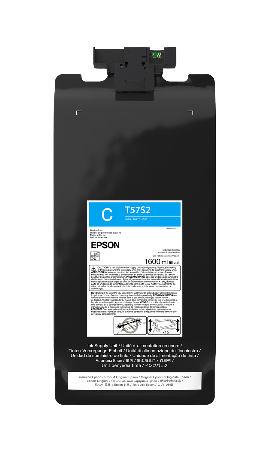 Epson 1.6L T57S UltraChrome DF Ink - Cyan