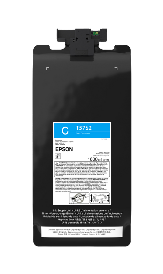 Epson 1.6L T57S UltraChrome DF Ink - Cyan