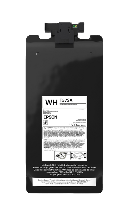 Epson 1.6L T57S UltraChrome DF Ink - White