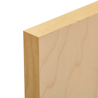 ChromaLuxe 8" x 8" Matte Clear Natural Maple Wood Panel Case of 14
