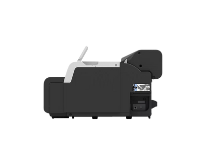 Right side of the Canon imagePROGRAF TM-500 printer showing Ethernet and USB ports