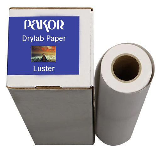 Pakor Drylab Paper, 8" x 328' - Luster (2/cs)