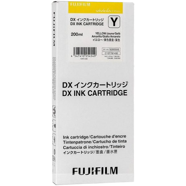 Fujifilm DX100 Yellow Ink (200 ml)