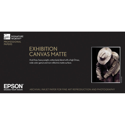 Epson Exhibition Canvas Matte - 13" x 20' Roll (S045255)