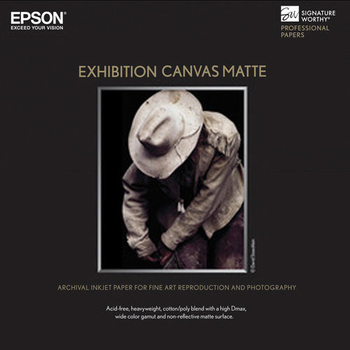 Epson Exhibition Canvas Matte - 17" x 22" 25 Sheets (S045261)