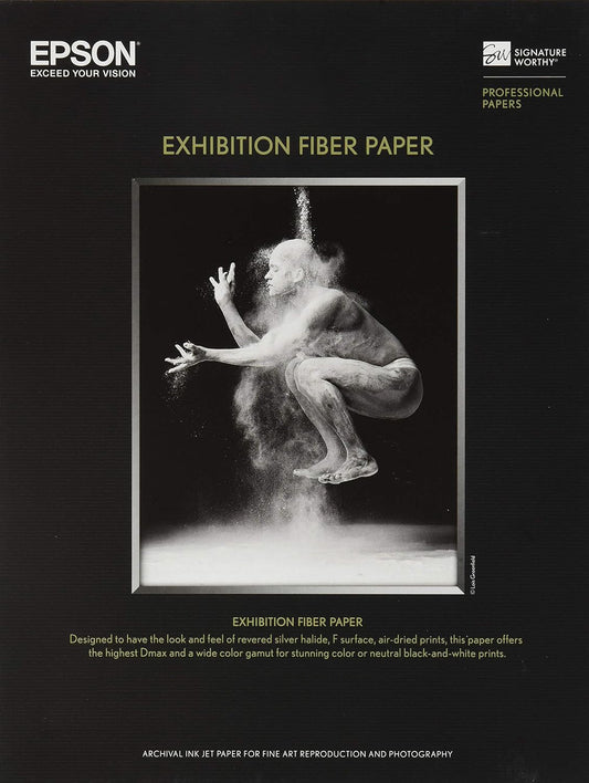 Epson Exhibition Fiber Paper - 8.5" x 11' 25 Sheets (S045033)