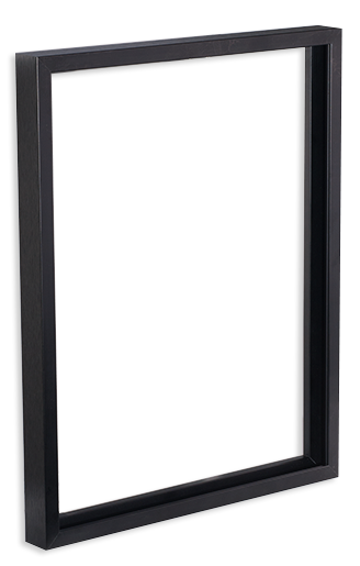 ChromaLuxe 16.75" x 16.75" Black Aluminum Frame Case of 10