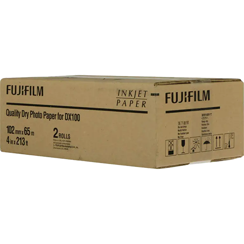 Fujifilm DX100 4" x 213' Glossy Paper 2 pack (7160485)