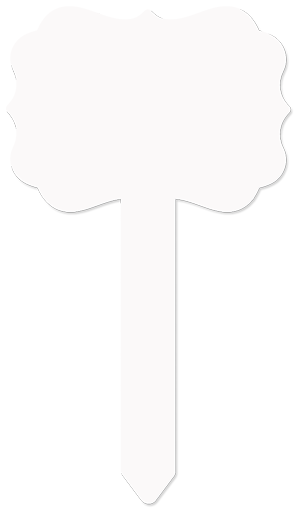 Unisub 3.5" x 6.9" Aluminum Benelux Garden Stake