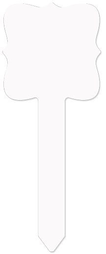 Unisub 2.75" x 6.9" Aluminum Prague Garden Stake