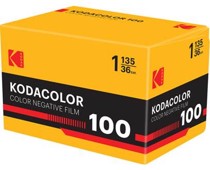 Kodak Kodacolor 100 Color Negative Film - 35mm Roll Film, 36 Exposures, Pack of 10 single rolls