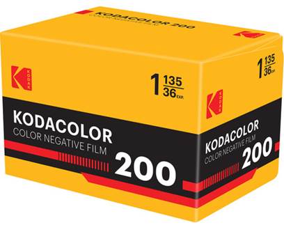 Kodak Kodacolor 200 Color Negative Film - 35mm Roll Film, 36 Exposures, Pack of 10 single rolls