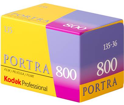 Kodak Professional Portra 800 Color Negative Film - 35mm Roll Film, 36 Exposures, Pack of 10 single rolls