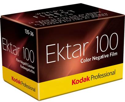 Kodak Professional Ektar 100 Color Negative Film - 35mm Roll Film, 36 Exposures, Pack of 10 single rolls