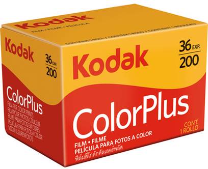 Kodak ColorPlus 200 Color Negative Film - 35mm Roll Film, 36 Exposures, Pack of 10 single rolls