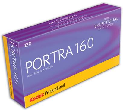 Kodak Professional Portra 160 Color Negative Film - 120 Roll Film, 5-Pack