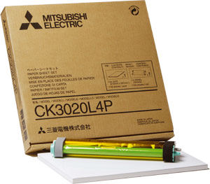 Mitsubishi 8x10 Glossy for use with CP-3020 Printer