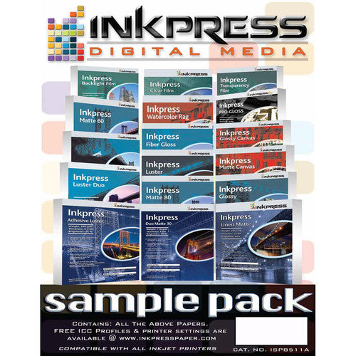 Inkpress Sample Pack (21 Sheets)