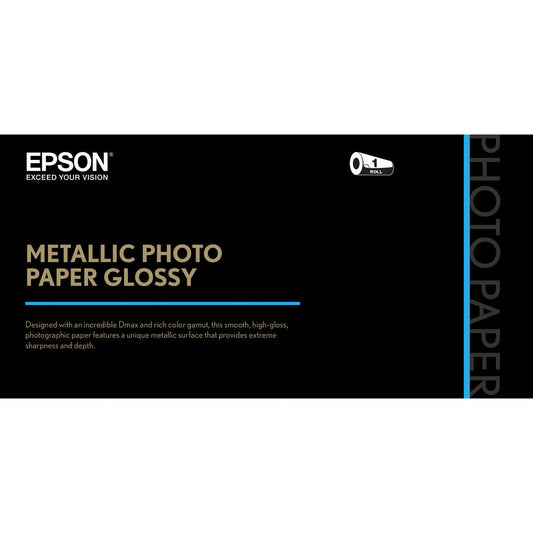 Epson Metallic Photo Glossy - 24" x 100' Roll (S045586)