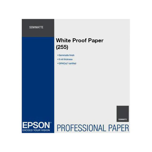 Epson White Semimatte Proof Paper - 13" x 19" 100 Sheets (S042118)