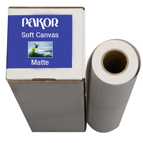 Pakor Soft Canvas, 17" x 75' - Matte (17 mil)